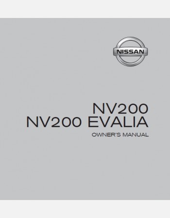 nissan nv200 2014 owners manual